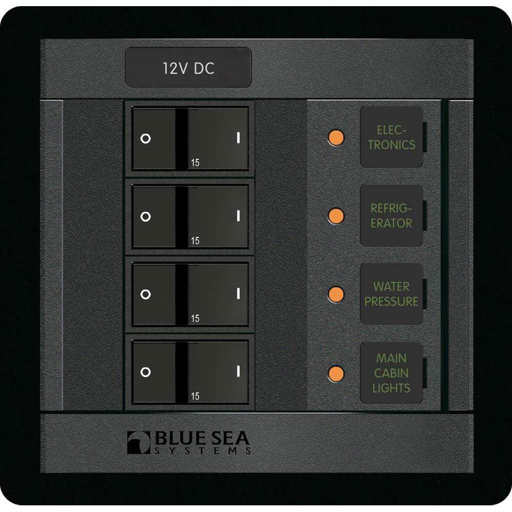 Blue Sea System Qualifies for Free Shipping Blue Sea 4-Position Square Main AC 360 Panel #1216
