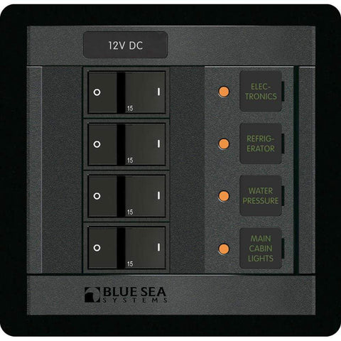 Blue Sea System Qualifies for Free Shipping Blue Sea 4-Position Square Main AC 360 Panel #1216