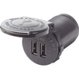 Blue Sea System Qualifies for Free Shipping Blue Sea 48v Dual USB Charger Socket Mount #1046