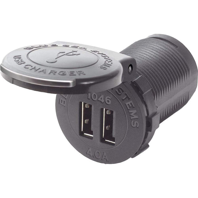 Blue Sea System Qualifies for Free Shipping Blue Sea 48v Dual USB Charger Socket Mount #1046