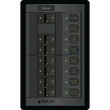 Blue Sea System Qualifies for Free Shipping Blue Sea 6-Position 360 AC Rocker Style Main Breaker Panel #1202