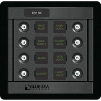 Blue Sea System Qualifies for Free Shipping Blue Sea 8-Position DC Push Button Reset Circuit Breaker Panel #1450