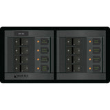 Blue Sea System Qualifies for Free Shipping Blue Sea 8-Position Horizontal Main AC 360 Panel Rocker Stye #1225