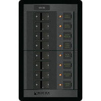 Blue Sea System Qualifies for Free Shipping Blue Sea 8-Position Vertical 360 Rocker Switch Panel #1200
