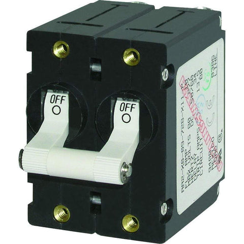 Blue Sea System Qualifies for Free Shipping Blue Sea A-Series Double-Pole Toggle 15a White #7235