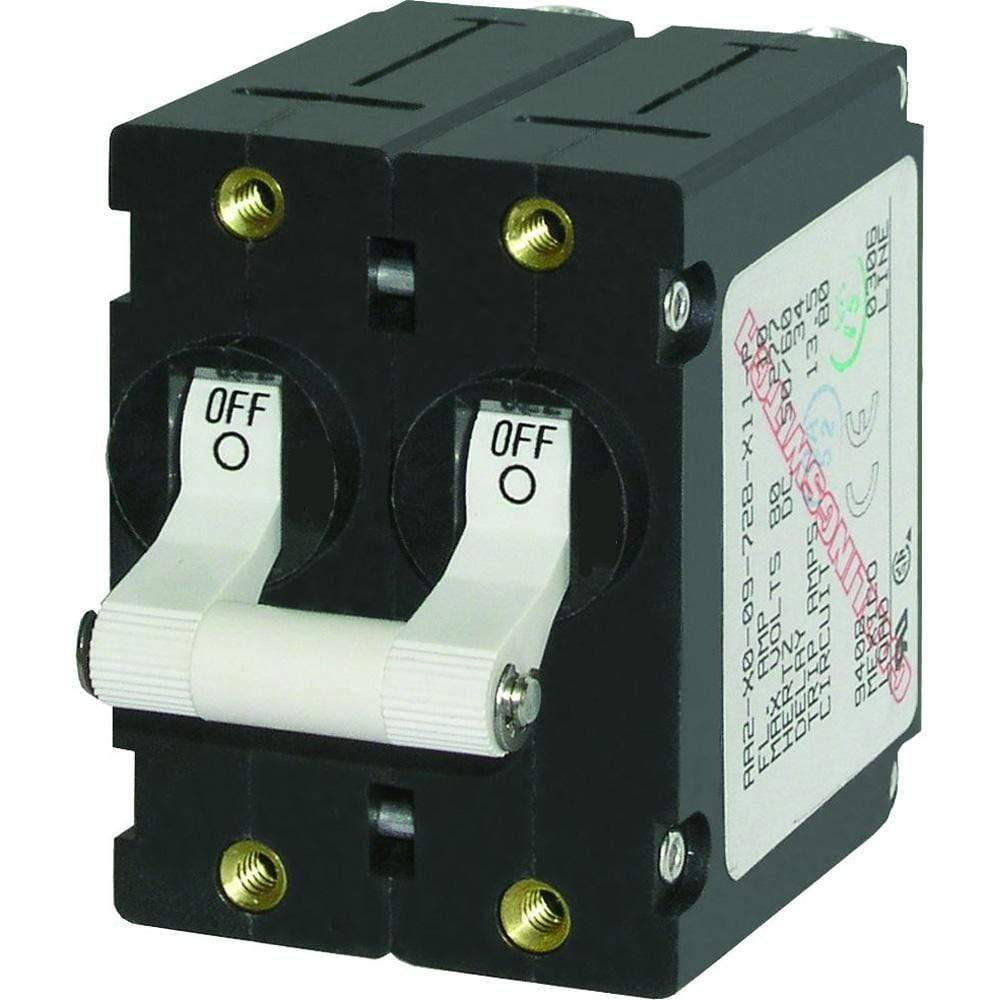 Blue Sea System Qualifies for Free Shipping Blue Sea A-Series Double-Pole Toggle 32a White #7295