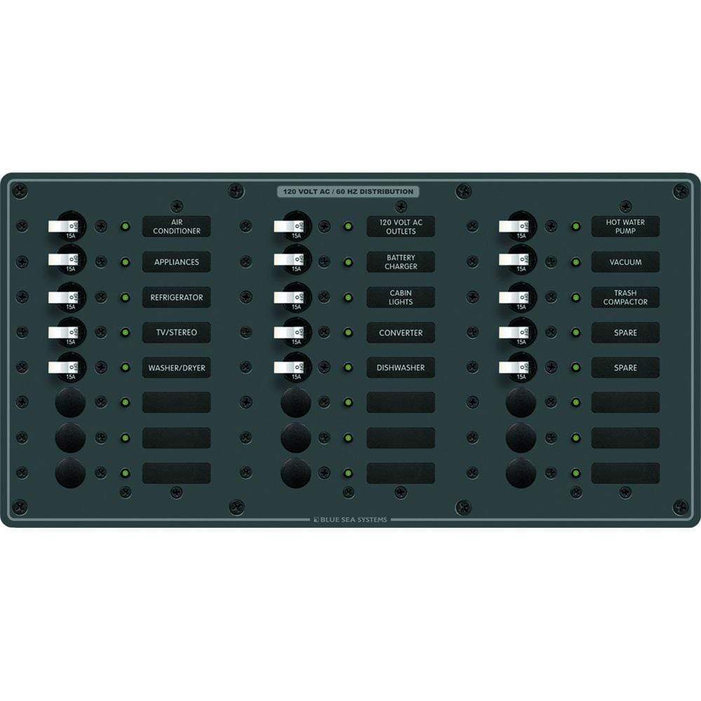 Blue Sea System Qualifies for Free Shipping Blue Sea AC 24-Position #8265