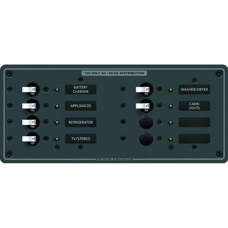 Blue Sea System Qualifies for Free Shipping Blue Sea AC 8-Position #8411