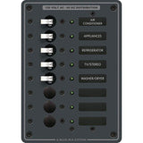 Blue Sea System Qualifies for Free Shipping Blue Sea AC 8-Position Toggle Circuit Breaker Panel #8059