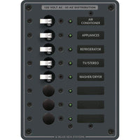Blue Sea System Qualifies for Free Shipping Blue Sea AC 8-Position Toggle Circuit Breaker Panel #8059