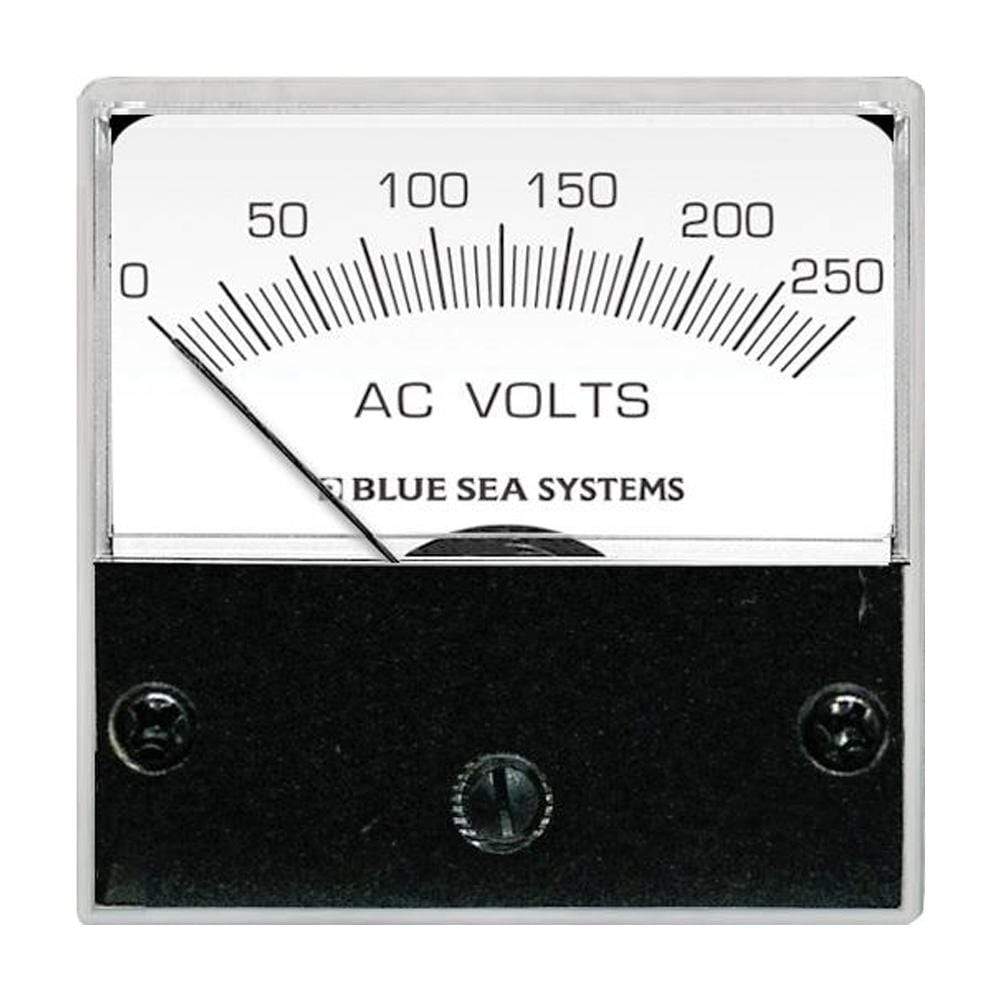 Blue Sea System Qualifies for Free Shipping Blue Sea AC Analog Micro Voltmeter 2" Face 0-250v AC #8245