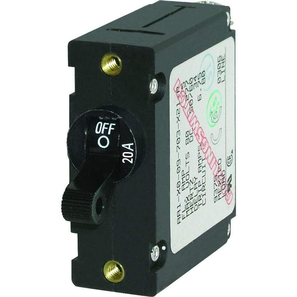 Blue Sea System Qualifies for Free Shipping Blue Sea AC/DC Single-Pole Magnetic World Circuit Breaker 20a #7212