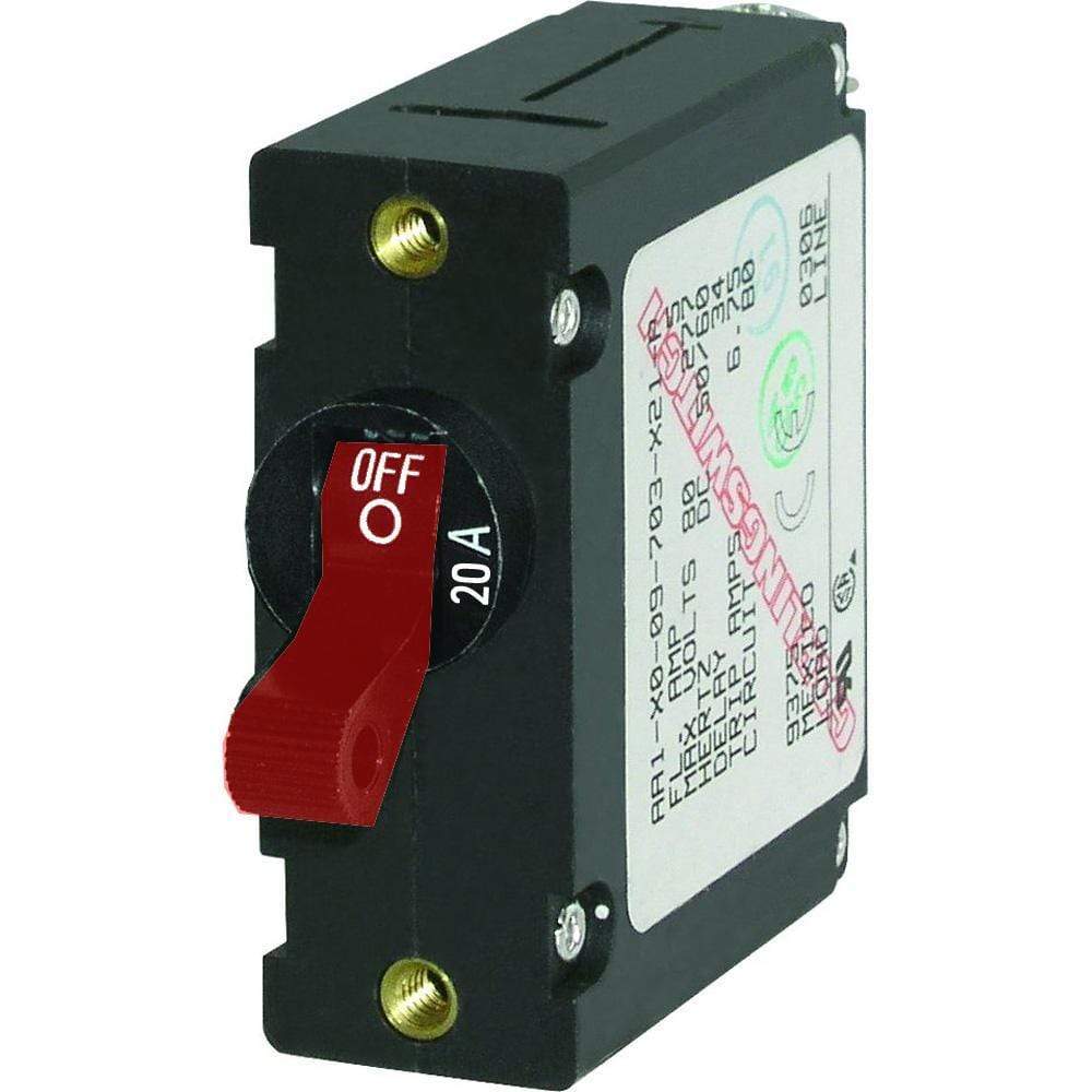 Blue Sea System Qualifies for Free Shipping Blue Sea AC/DC Single-Pole Magnetic World Circuit Breaker 20a #7213