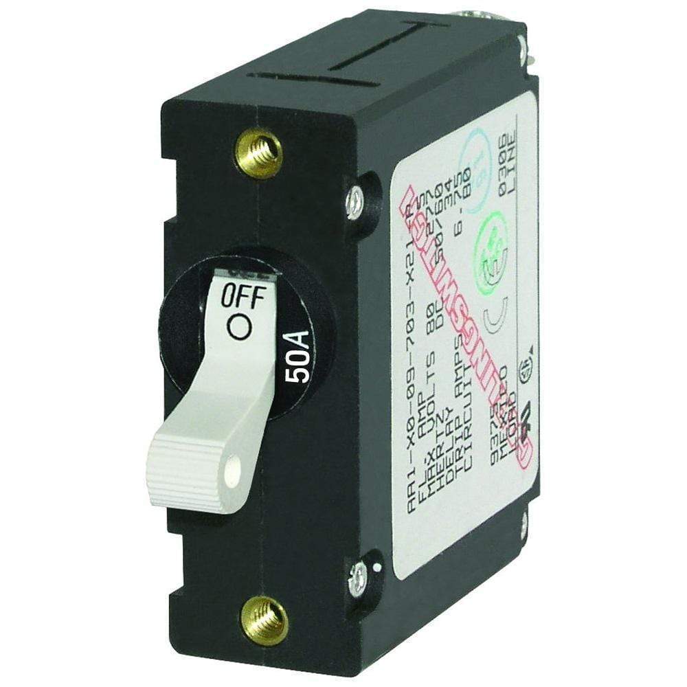 Blue Sea System Qualifies for Free Shipping Blue Sea AC/DC Single-Pole Magnetic World Circuit Breaker 50a #7230