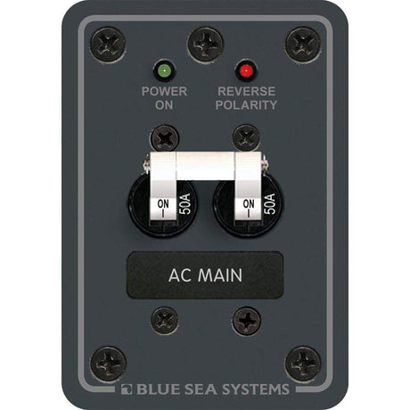 Blue Sea System Qualifies for Free Shipping Blue Sea AC Main Only Circuit Breaker Panel White Switches #8079