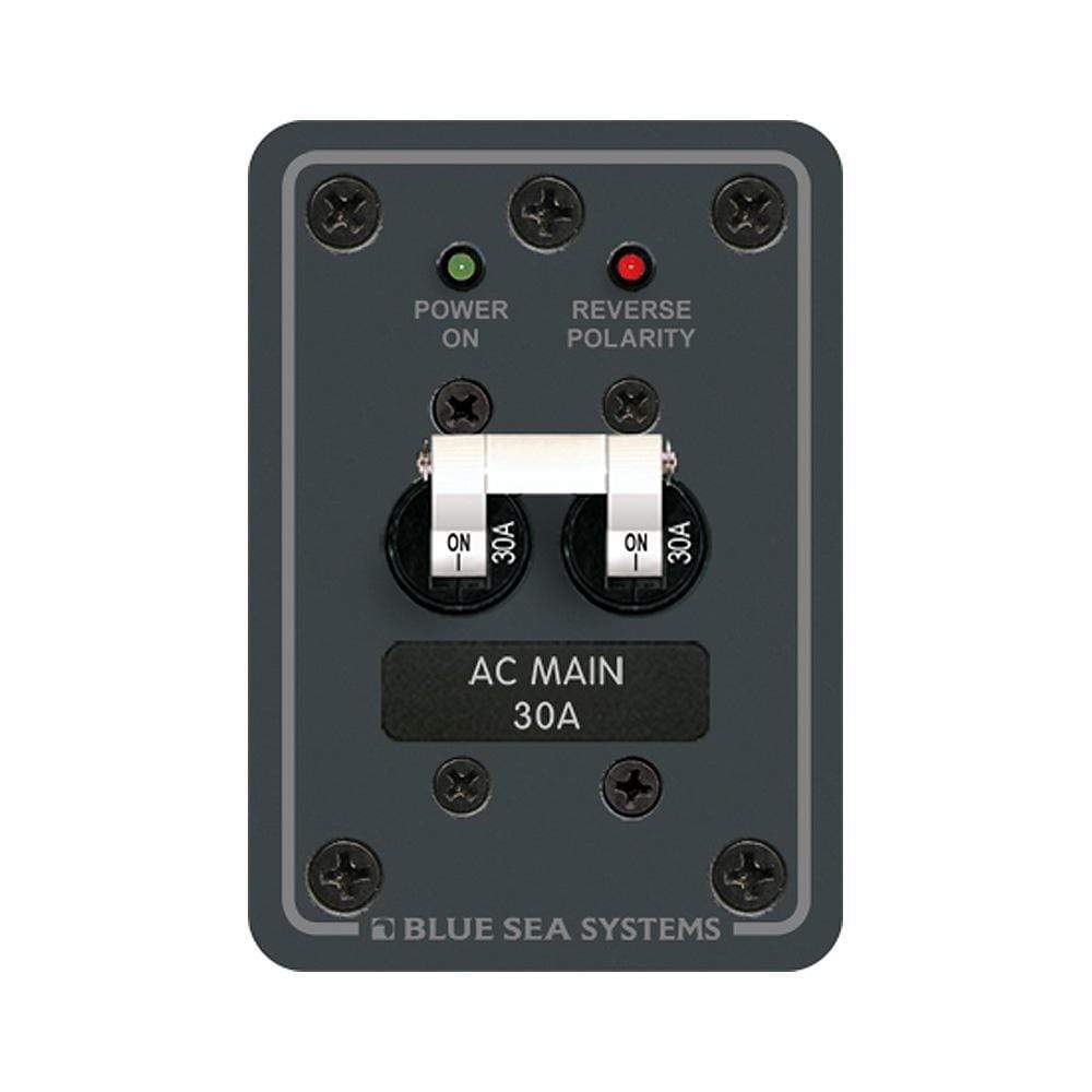 Blue Sea System Qualifies for Free Shipping Blue Sea AC Main Only Toggle Circuit Breaker Panel #8077