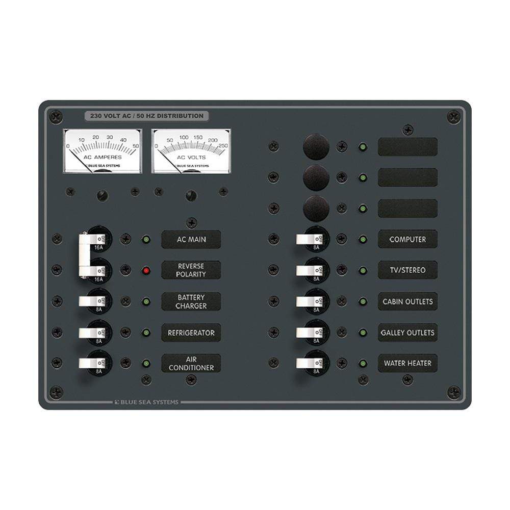 Blue Sea System Qualifies for Free Shipping Blue Sea AC Main Plus 11-Position #8176