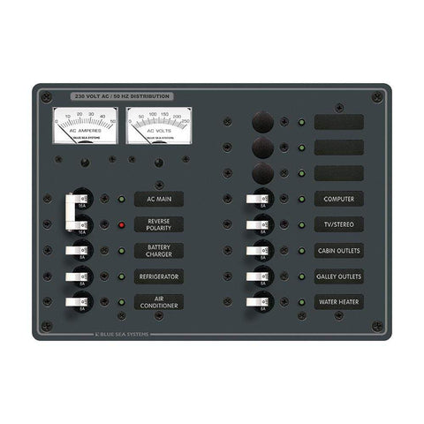 Blue Sea System Qualifies for Free Shipping Blue Sea AC Main Plus 11-Position #8176