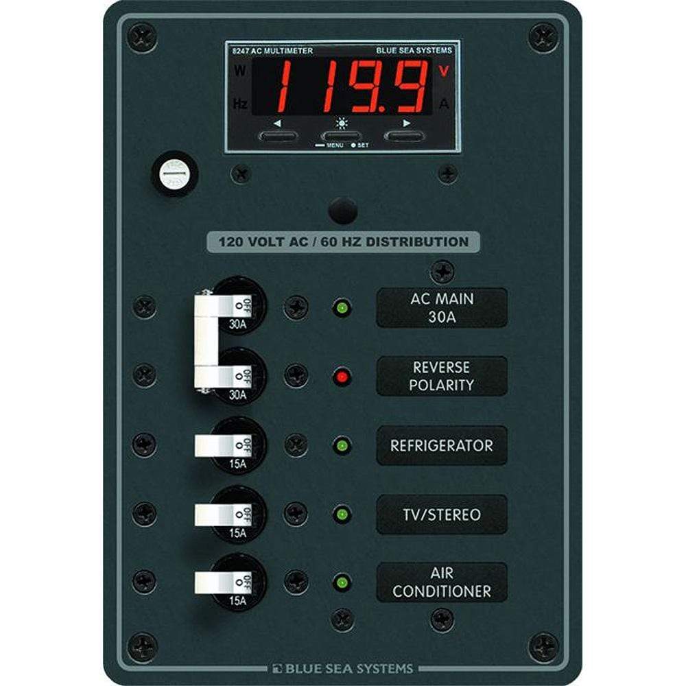 Blue Sea System Qualifies for Free Shipping Blue Sea AC Main Plus 3-Position #8405