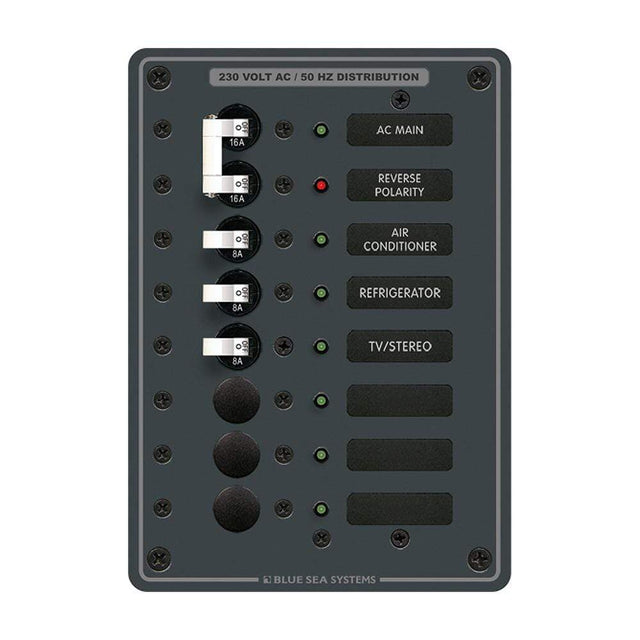 Blue Sea System Qualifies for Free Shipping Blue Sea AC Main Plus 6-Position #8127