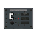 Blue Sea System Qualifies for Free Shipping Blue Sea AC Main Plus1-Position Breaker Panel White Switches #8029