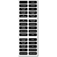 Blue Sea System Qualifies for Free Shipping Blue Sea AC Panel Basic 30 Label Set #8031