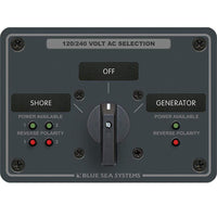Blue Sea System Qualifies for Free Shipping Blue Sea AC Rotary Switch Panel 30a 2 Positon Plus OFF 4-Pole #8386
