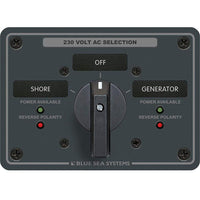 Blue Sea System Qualifies for Free Shipping Blue Sea AC Rotary Switch Panel 65a 2-Position Plus OFF 2 Pole #8357