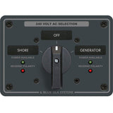 Blue Sea System Qualifies for Free Shipping Blue Sea AC Rotary Switch Panel 65a 2-Position Plus OFF 3 Pole #8363