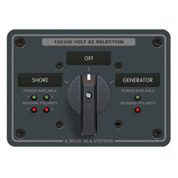 Blue Sea System Qualifies for Free Shipping Blue Sea AC Rotary Switch Panel 65a 2-Position Plus OFF 4 Pole #8369