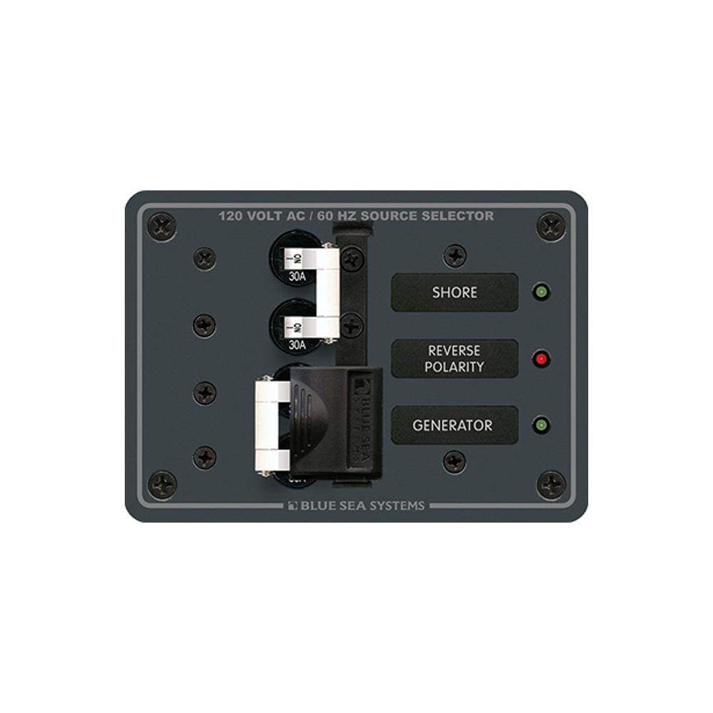 Blue Sea System Qualifies for Free Shipping Blue Sea AC Toggle Source Selector 120v AC 30a White Switches #8032