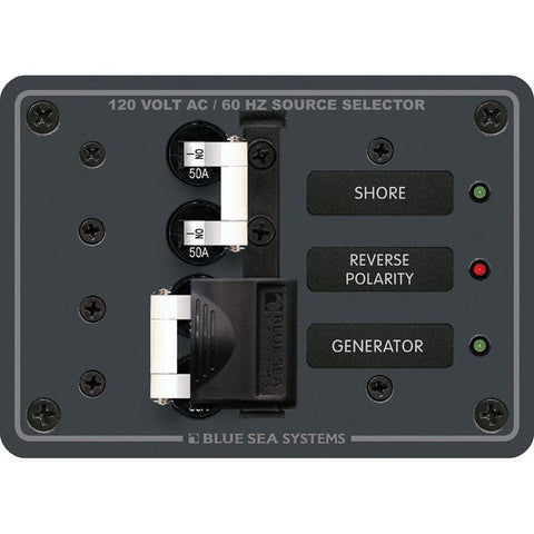 Blue Sea System Qualifies for Free Shipping Blue Sea AC Toggle Source Selector 120v AC 50a #8061