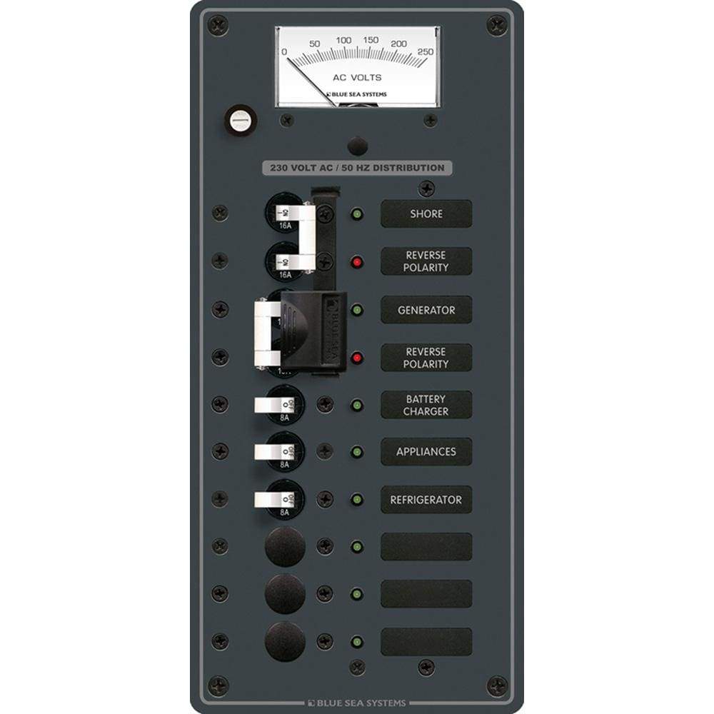Blue Sea System Qualifies for Free Shipping Blue Sea AC Toggle Source Selector 230v 2-Sources 6-Position #8589