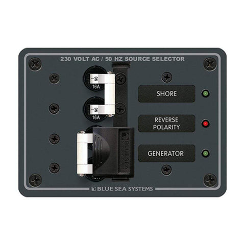 Blue Sea System Qualifies for Free Shipping Blue Sea AC Toggle Source Selector 230v 2 Sources #8132