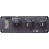 Blue Sea System Qualifies for Free Shipping Blue Sea Accessory Panel 12v Socket 2x Dual USB #4365