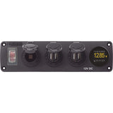 Blue Sea System Qualifies for Free Shipping Blue Sea Accessory Panel 12v Socket 2x Dual USB & #4368