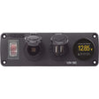 Blue Sea System Qualifies for Free Shipping Blue Sea Accessory Panel 12v Socket Dual USB & #4366