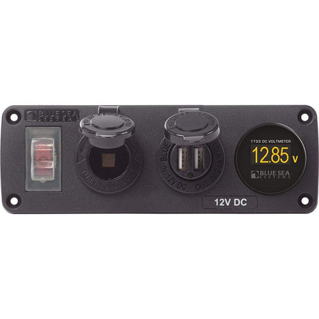 Blue Sea System Qualifies for Free Shipping Blue Sea Accessory Panel 12v Socket Dual USB & #4366