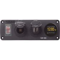 Blue Sea System Qualifies for Free Shipping Blue Sea Accessory Panel 12v Socket Dual USB & #4366