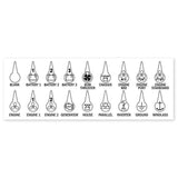 Blue Sea Battery Switch Label Kit #7902