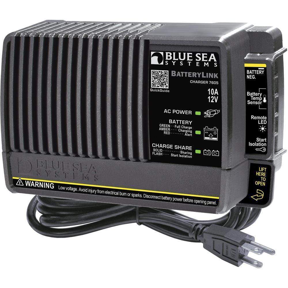Blue Sea Batterylink 12v Charger 10a 2-Bank #7605