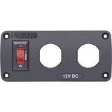 Blue Sea System Qualifies for Free Shipping Blue Sea Below Deck Panel 2 Socket Blank #4354