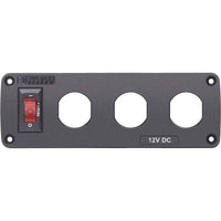 Blue Sea System Qualifies for Free Shipping Blue Sea Below Deck Panel 3 Socket Blank #4357