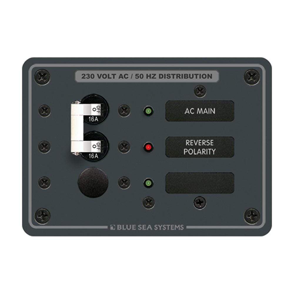 Blue Sea System Qualifies for Free Shipping Blue Sea Breaker Panel 230v AC 1-Position #8129