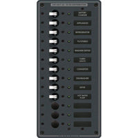 Blue Sea System Qualifies for Free Shipping Blue Sea Breaker Panel 230v AC 13-Position #8580