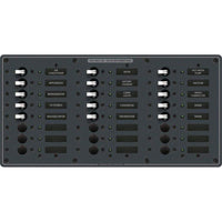 Blue Sea System Qualifies for Free Shipping Blue Sea Breaker Panel 230v AC 24-Position #8165