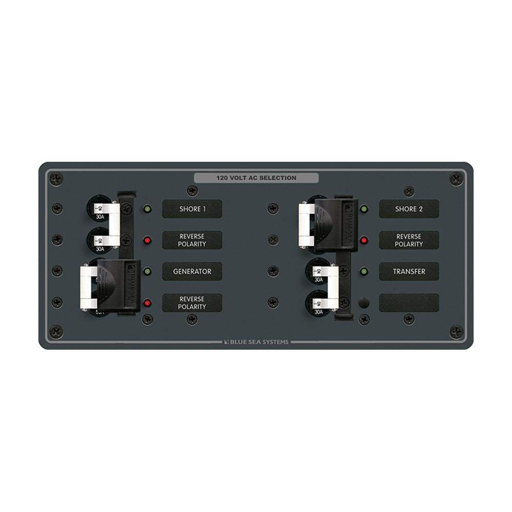 Blue Sea System Qualifies for Free Shipping Blue Sea Breaker Panel AC 3-Sources White #8498