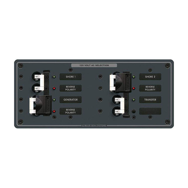 Blue Sea System Qualifies for Free Shipping Blue Sea Breaker Panel AC 3-Sources White #8498