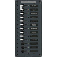 Blue Sea System Qualifies for Free Shipping Blue Sea Breaker Panel AC Main Plus 11-Position European White #8585