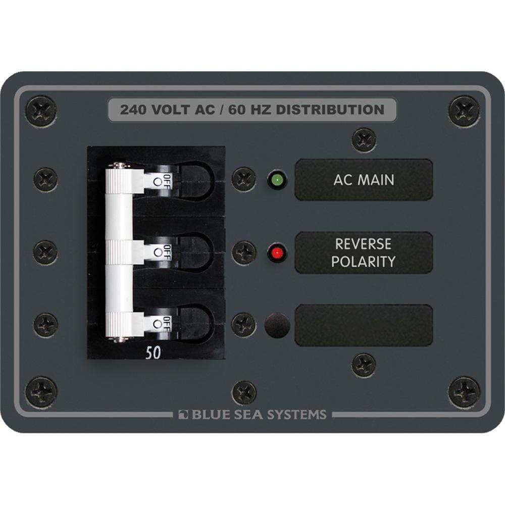 Blue Sea System Qualifies for Free Shipping Blue Sea C-Series 50a AC 3-Pole Main Only #7372